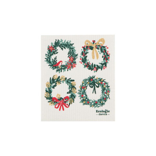 Swedish Sponge Cloth - Wreaths