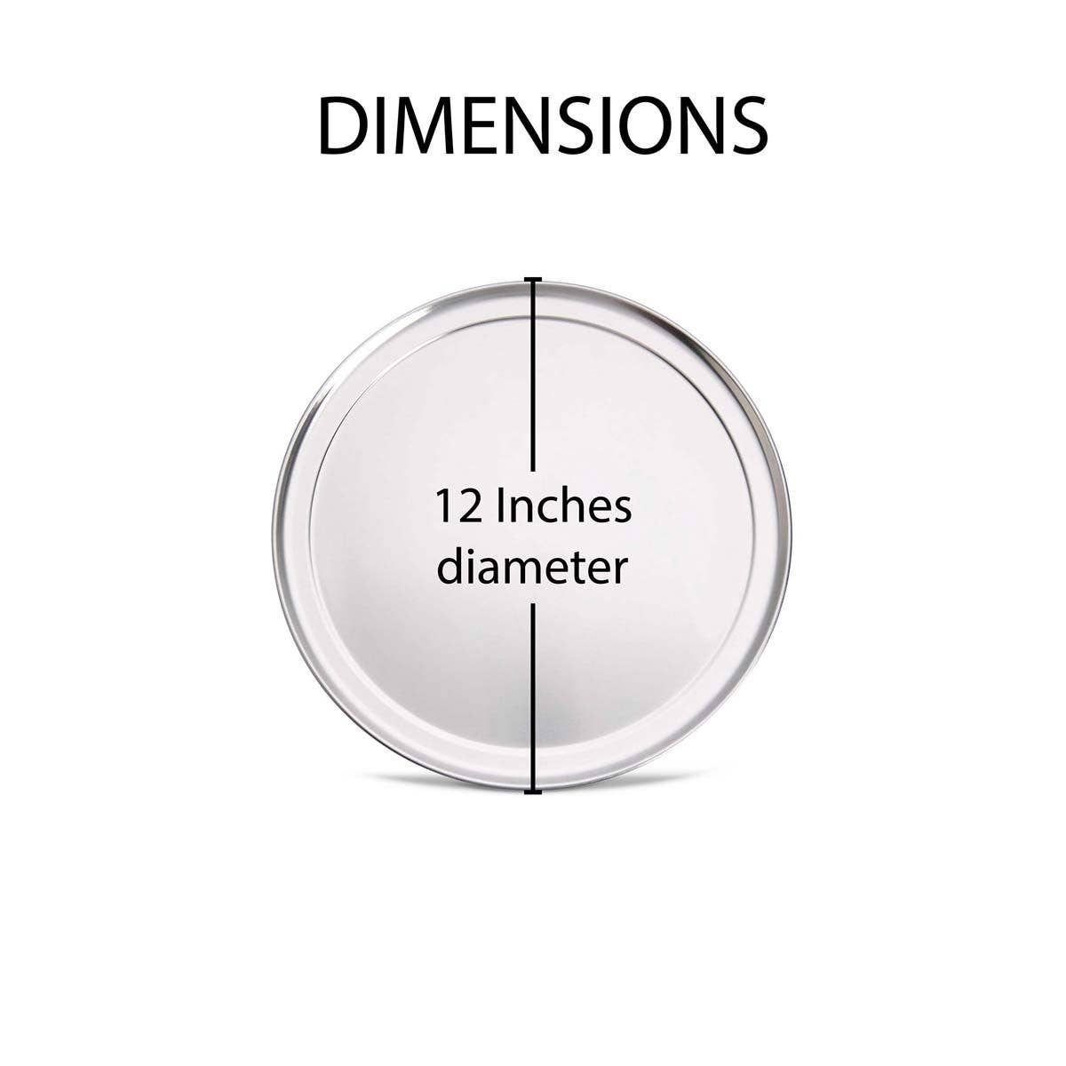 Wide-Rim Pizza Pan - 12"
