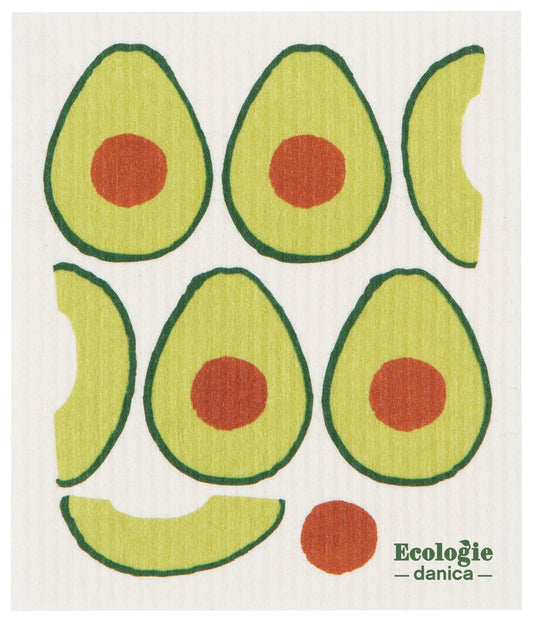 Swedish Dishcloth - Avocados