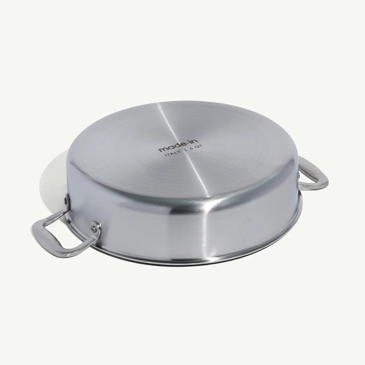 Stainless Clad Rondeau with Lid - 6 Qt