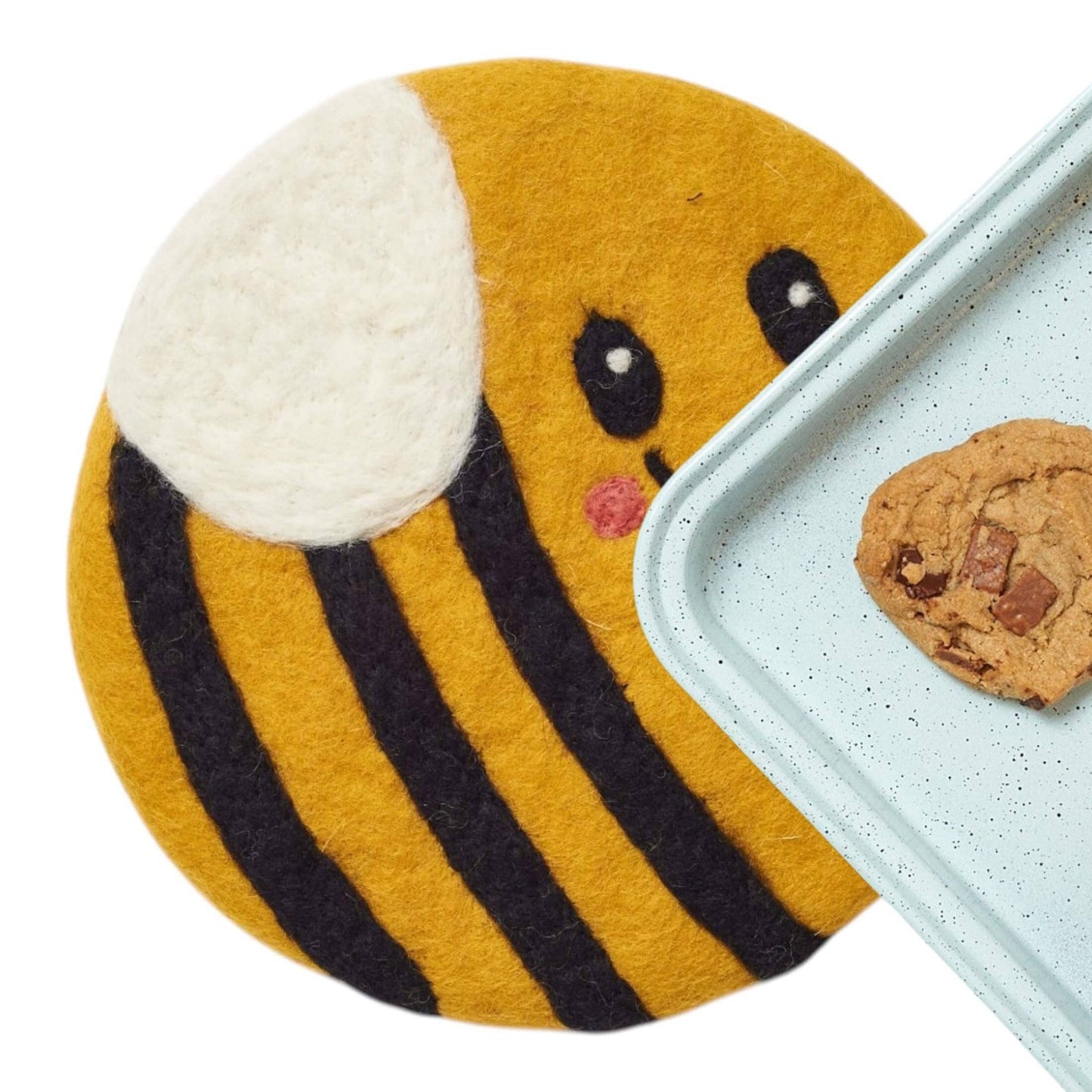 Wool Trivet - Bee