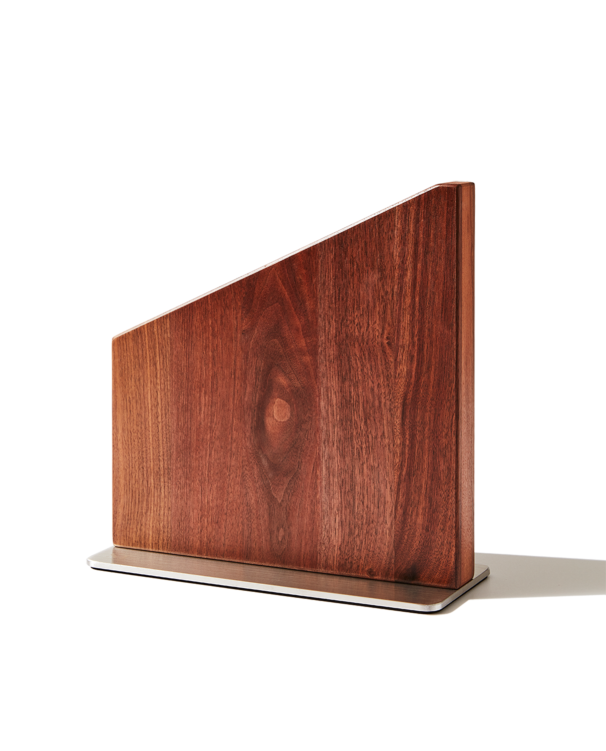 The Stand - Magnetic Wooden Knife Storage: Walnut