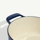 Enameled Cast Iron Saucepan - 2Qt Blue