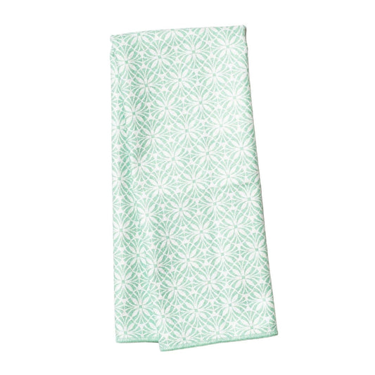 Anywhere Towel Reversible - Cherry Blossom: Meadow Green