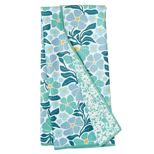 Anywhere Towel Reversible - CC Linda Splatter: Menthe Green