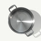 Stainless Clad Stock Pot with Lid - 12 Qt