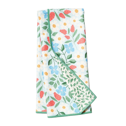 Anywhere Towel - Reversible - Garden Path: Water