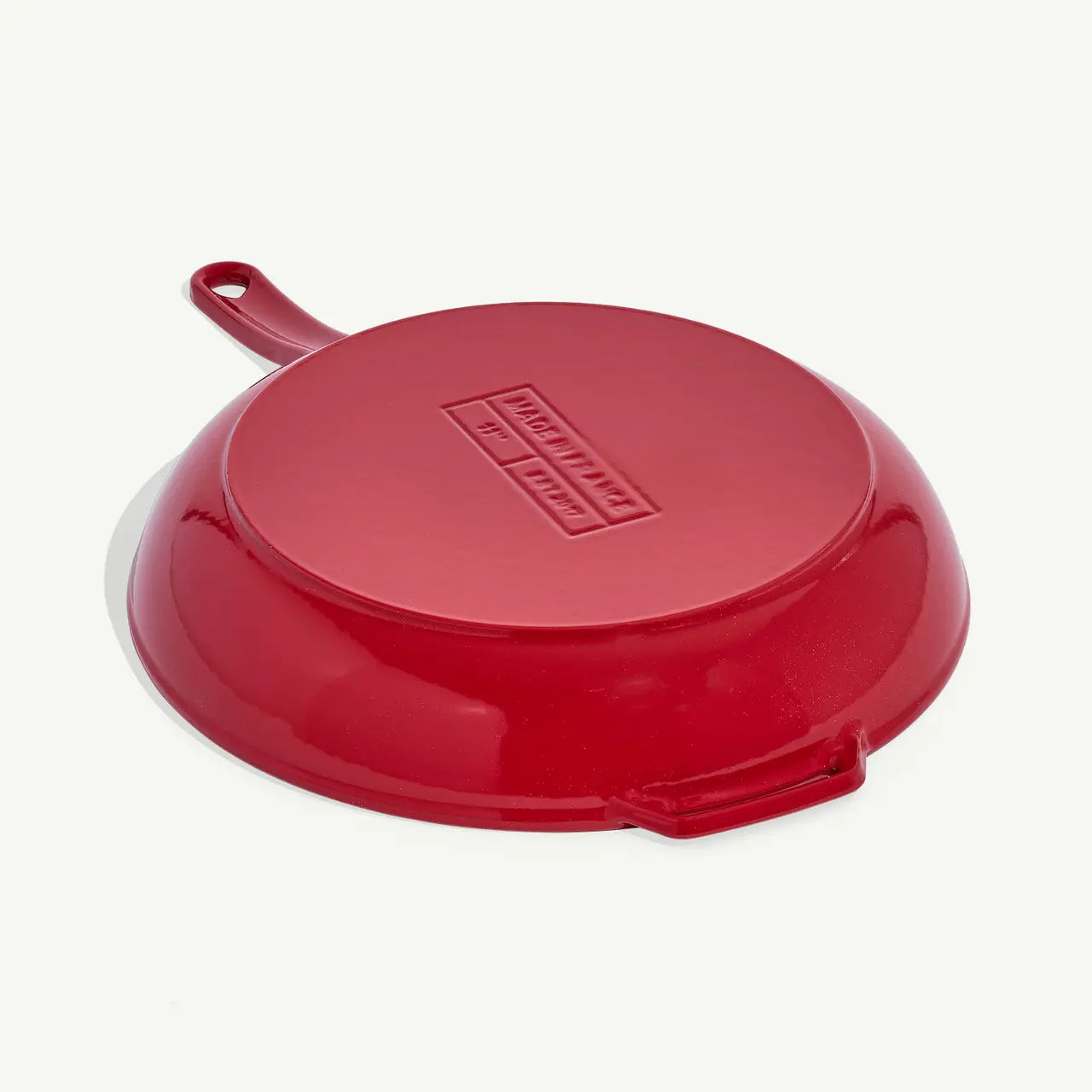 Enameled Cast Iron Skillet - Red