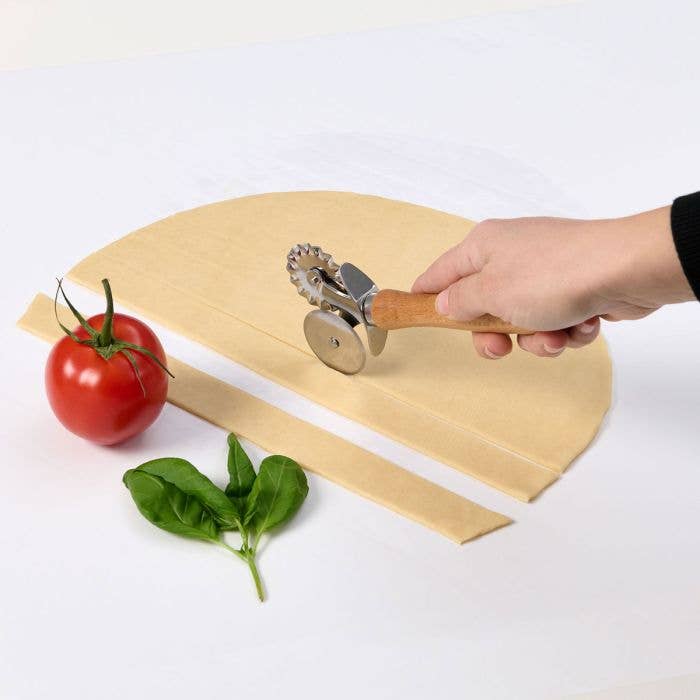 Double Pastry Pasta Dough Cutter & Crimper