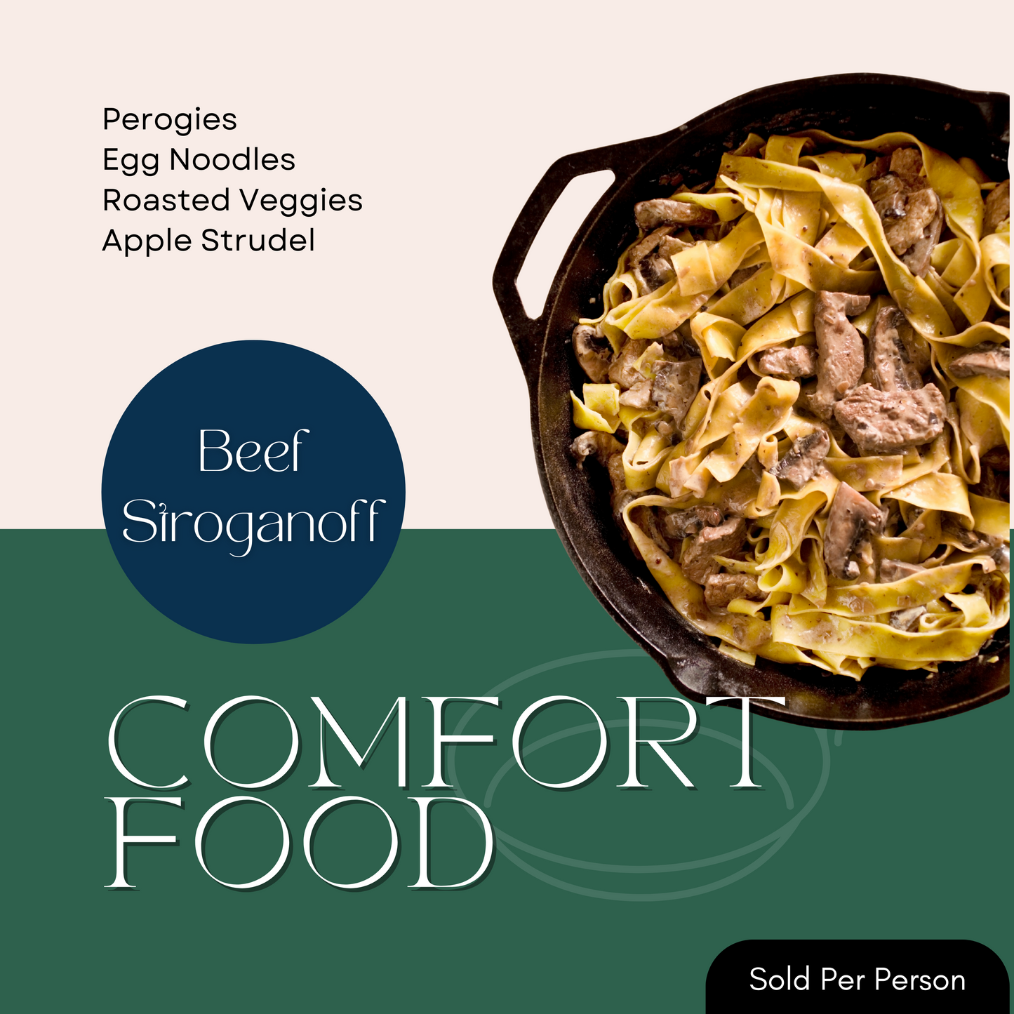 Comfort Food - Beef Stroganoff - 6 PM, Friday, September 26th, 2025
