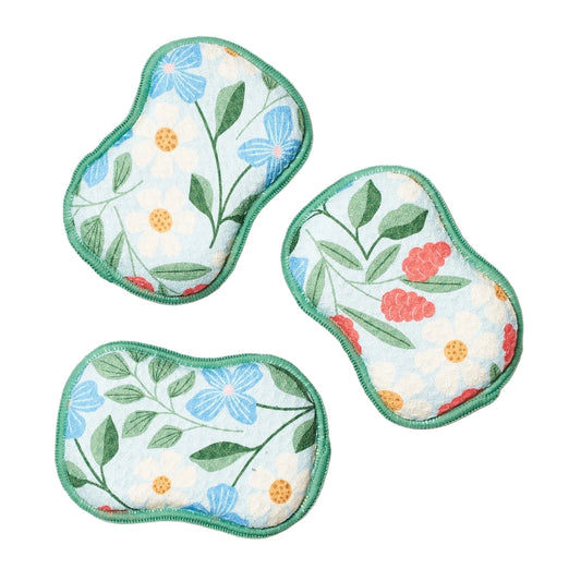 Reusable Sponges (Set of 3) - Garden Path: Water