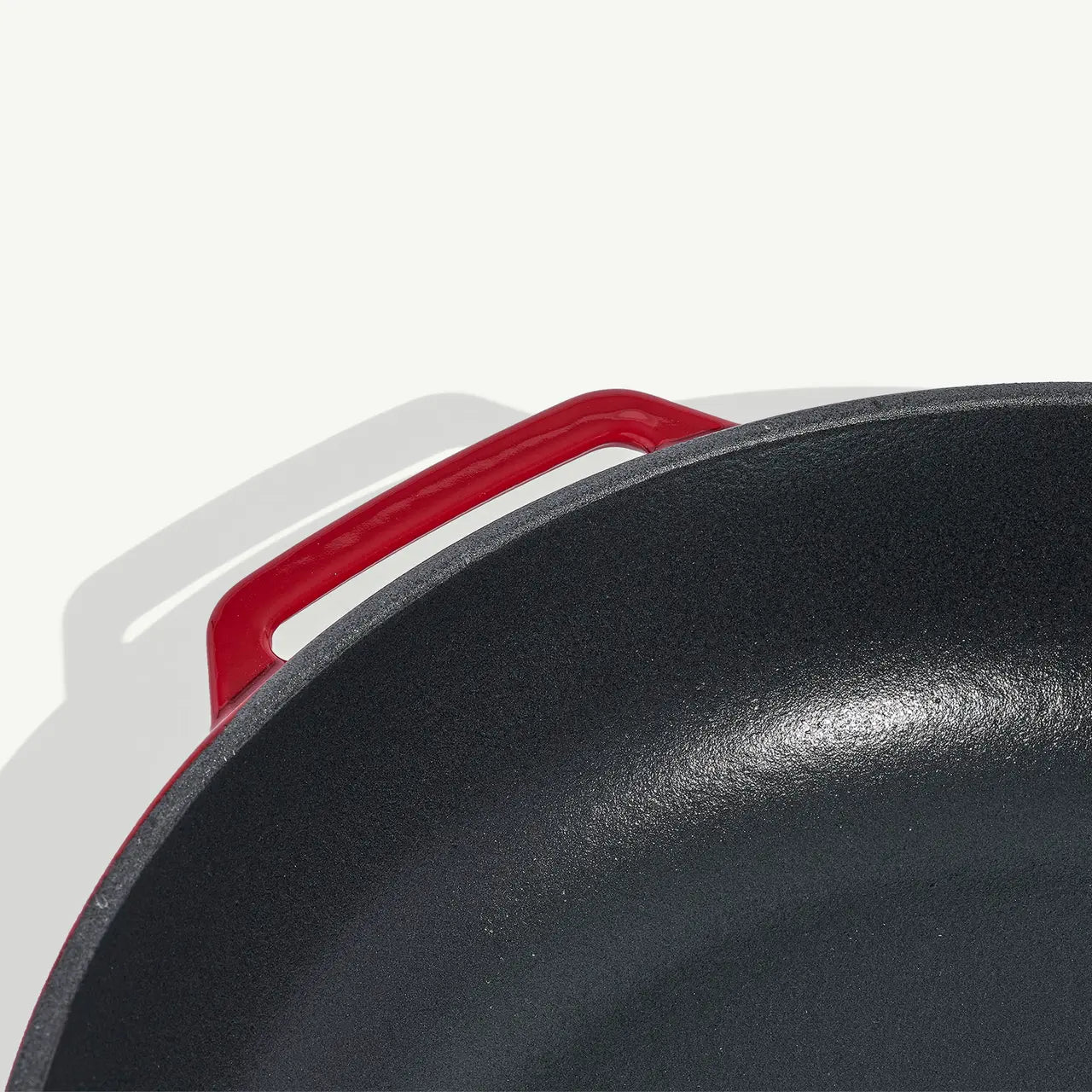 Enameled Cast Iron Skillet - Red