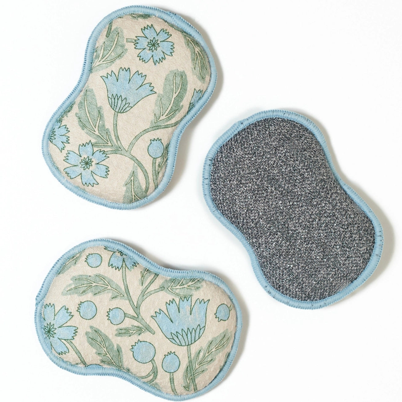 Reusable Sponges (Set of 3) - Jen Owens Frenchie: Sage