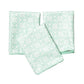 Mighty Mini Towels (Set of 3) Reversible - Cherry Blossom: Meadow Green