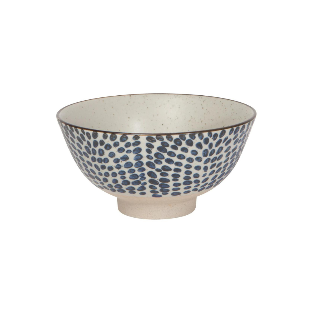 Hand-painted droplets bowl