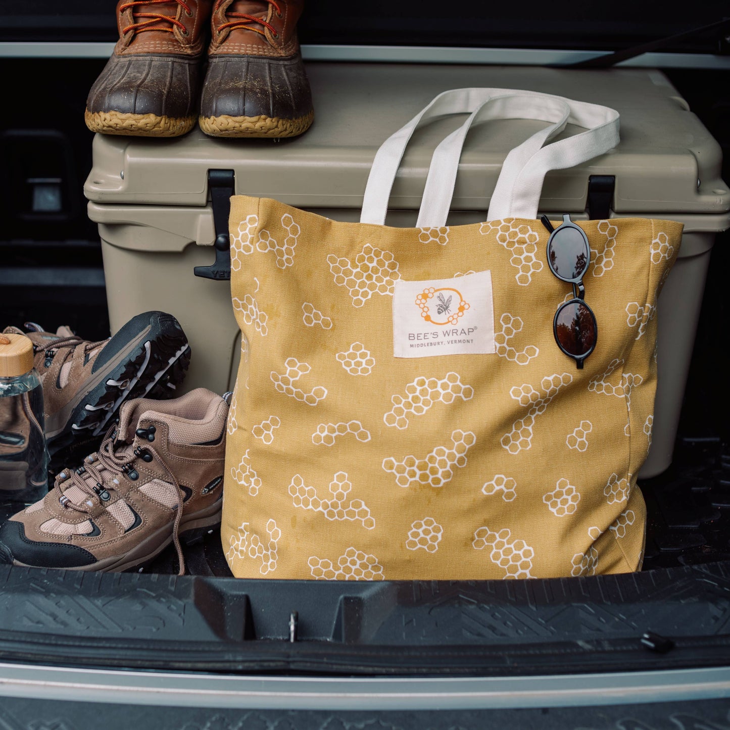 Reusable Market Tote - Honeycomb