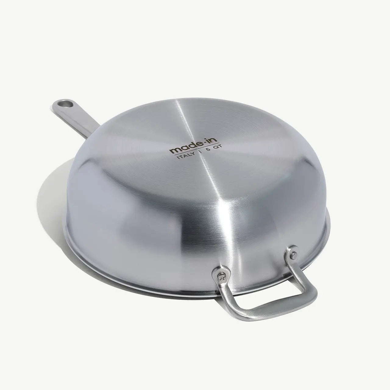 Stainless Clad Saucier with Lid - 5 Qt