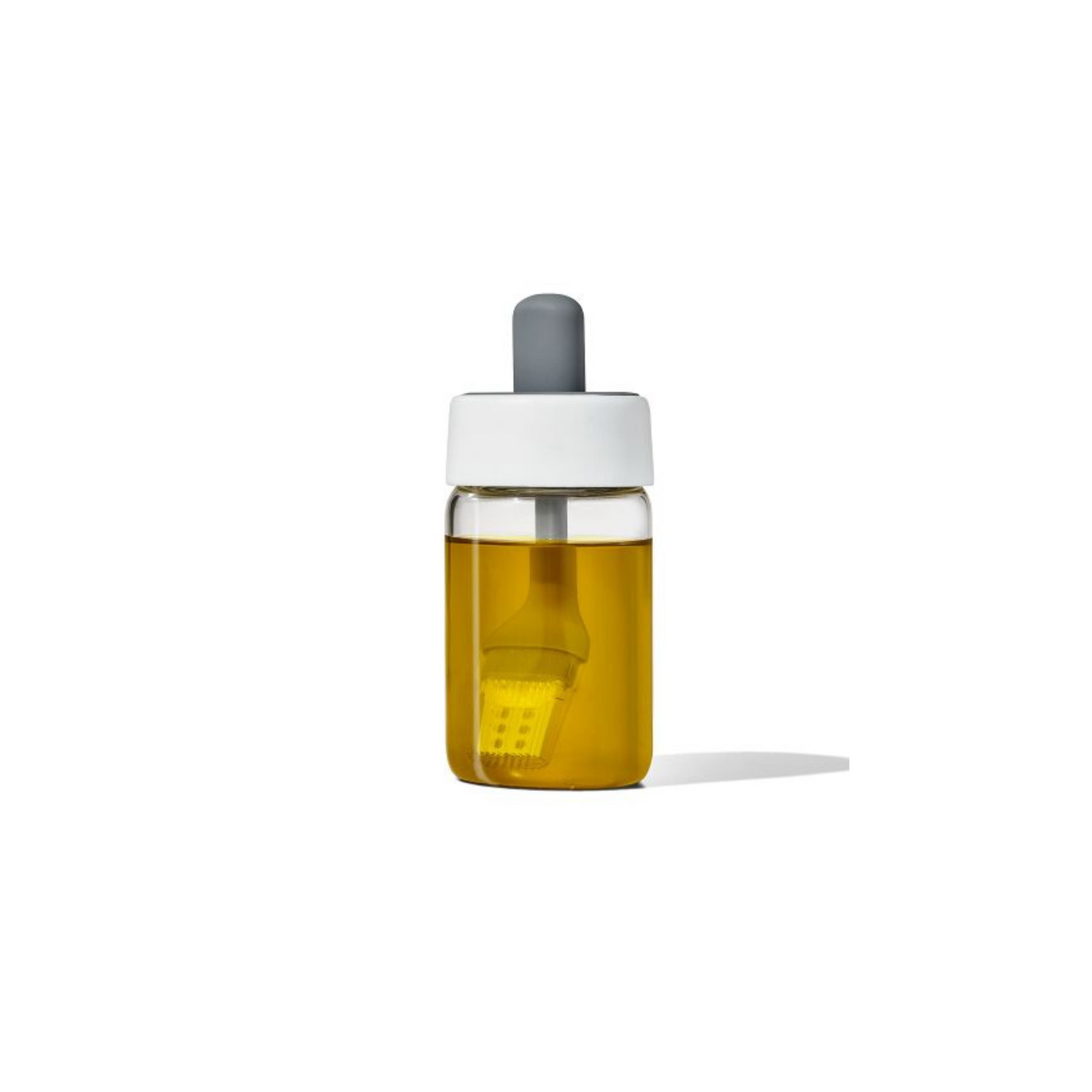 Glass Oil Bottle & Brush