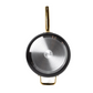 Deep Frypan with Gold Handle - Black - 11"