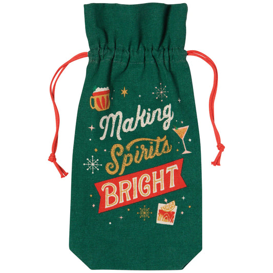 Wine Bag - Spirits Bright - Set of 2