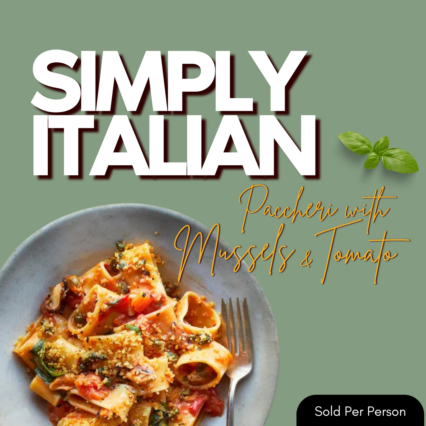Simply Italian - Paccheri with Mussels & Tomato - 6 PM, Friday, August 1st, 2025