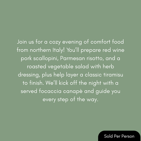 Simply Italian - Pork Scallopini - 6 PM, Friday, July 11th, 2025