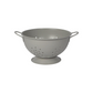 Bolster your kitchenware with the Large Matte Fog Gray Colander from Now Designs! Crafted with durable powder-coated steel, this practical tool can help you with everything from straining noodles to rinsing off fruit. Plus, with its elevated flat base, it's stable enough to hold those freshly-picked garden veggies and serve as a stylish centerpiece.