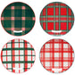 Appetizer Plate - Plaid