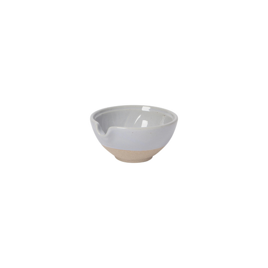 Mini stoneware bowls comes with easy-pour spout and in a set of three.  Beautiful stone colors to match any kitchen setting.