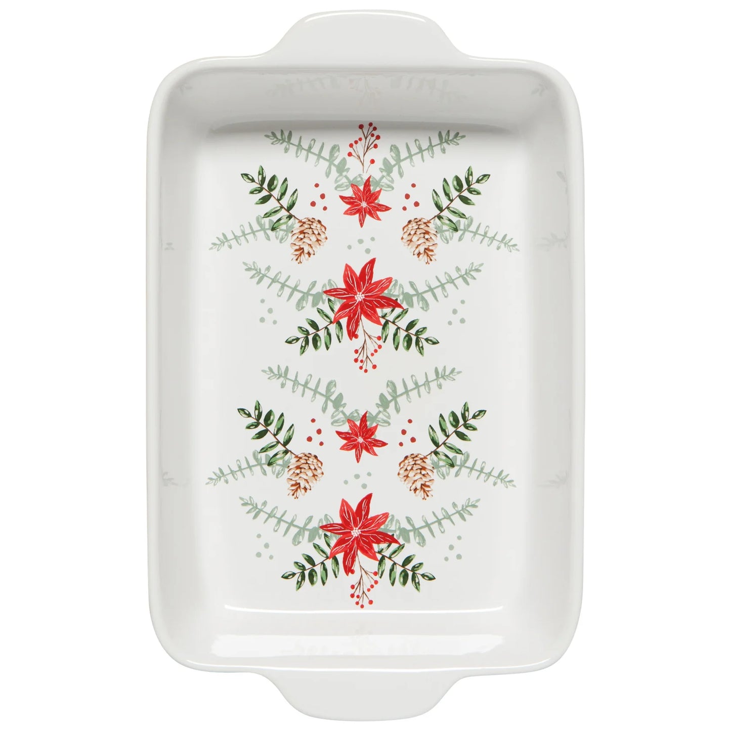 Baking Dish - Poinsettia - 1.2Qt