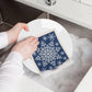 Swedish Sponge Cloth - Snowflake Ornament