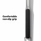 Grip handle with text 'Comfortable non-slip grip' on a white background