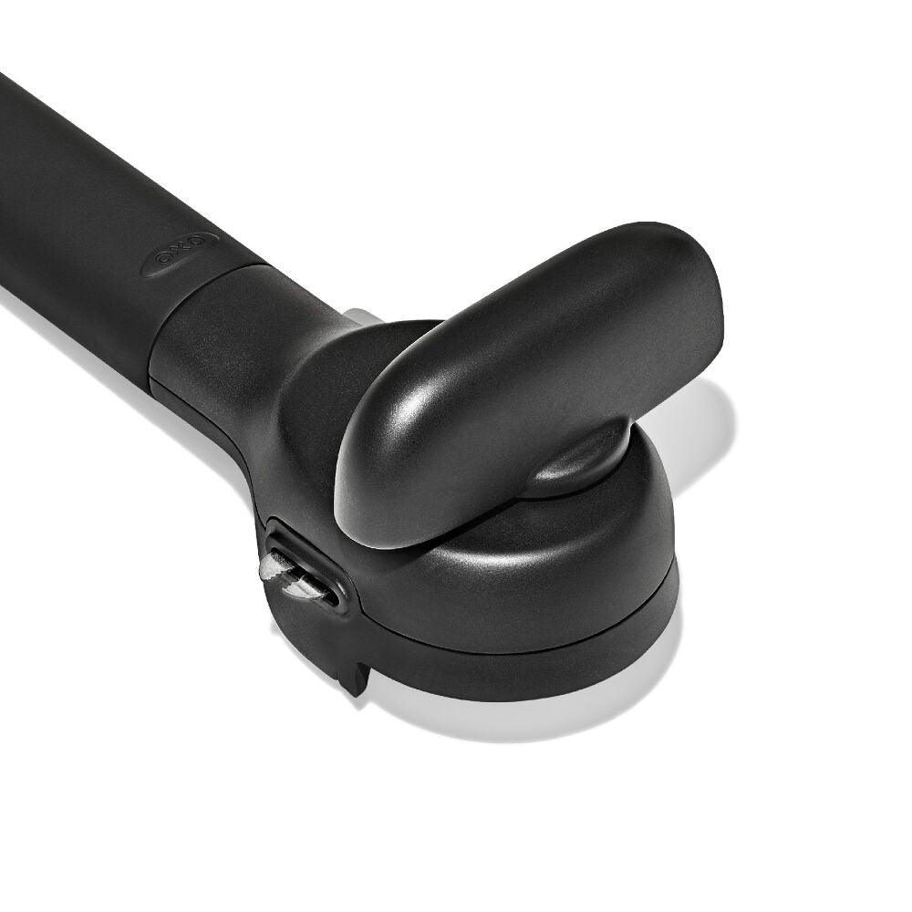 Black Can Opener on a white background