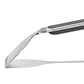 Close-up of a golf club head on a white background