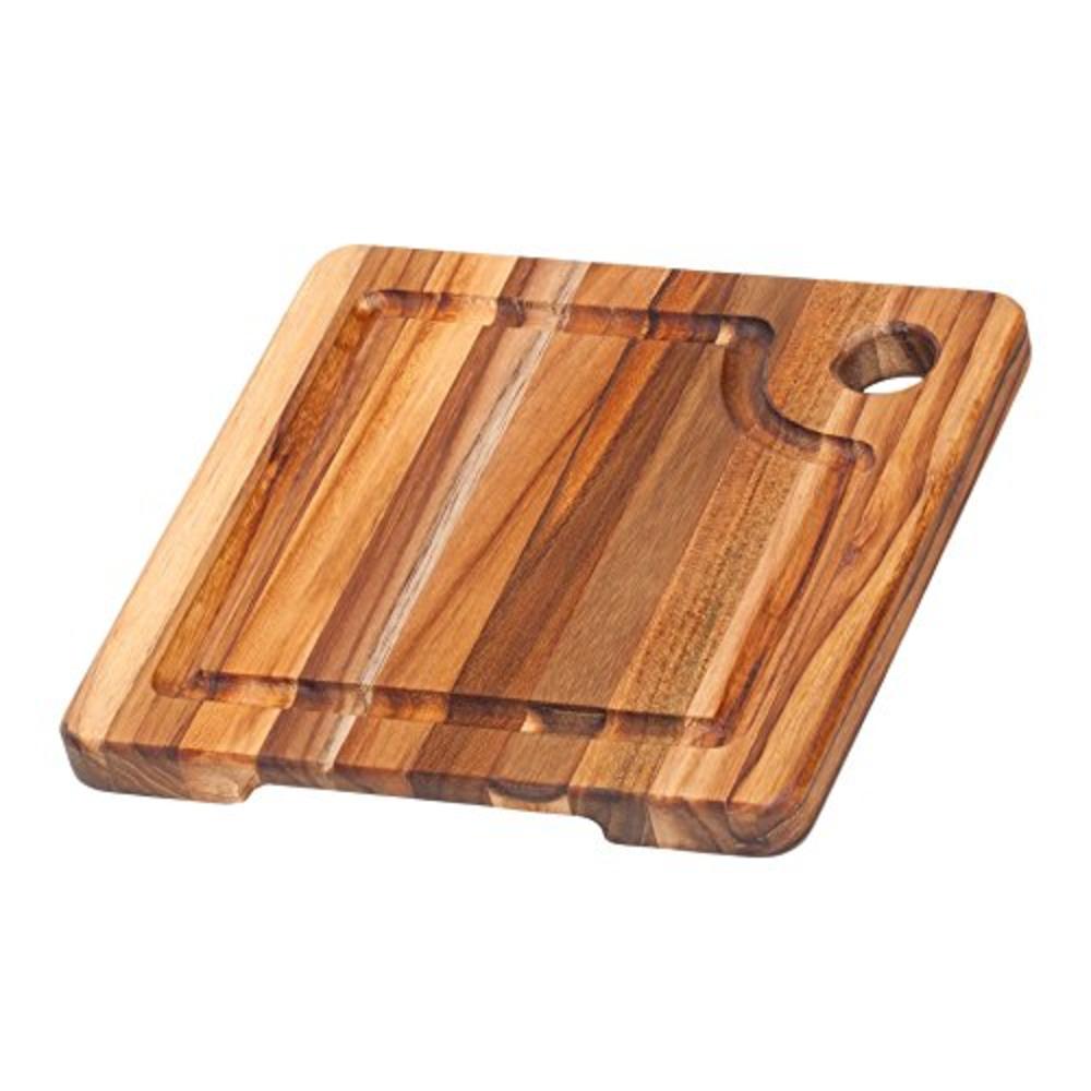 Multipurpose mini cutting boards, perfect for kitchen, bar, cabin, boat, camping. Double-sided with juice canal and flat surface. Originally used in bars for citrus, now handy in the kitchen. Durable teak wood with high oil content repels water and keeps knives sharp. Easy maintenance.
