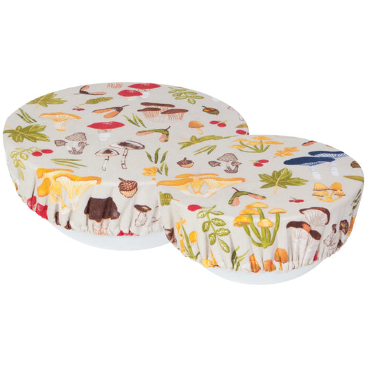 Bowl Cover - Mushroom - Set of 2